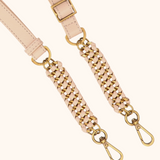 Teddy Taupe Oud Gouden Details Schouderband