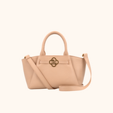 Lizzi Taupe Oud Goud Dames Handtas Full Grain Zeology-Leer
