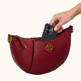 Cecile - Burgundy - Shoulderbag - Crossbodybag