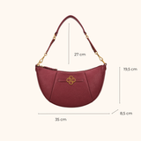 Cecile - Burgundy - Shoulderbag - Crossbodybag