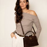 Flora en Teddy Donkerbruin Suede | Exclusieve Combi Deal