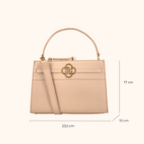 Flora Taupe Oud Goud Dames Handtas 