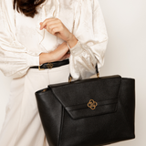 De Illy Zwart - 15,6 Inch Dames Laptoptas