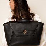 De Illy Zwart - 15,6 Inch Dames Laptoptas