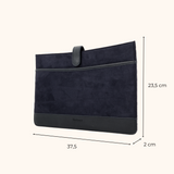 Nikki Donker Blauw Oud Goud - 15,6 inch Dames Laptoptas 
