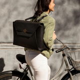 Maxime Black Old Gold - 17 inch Women's Laptop Bag