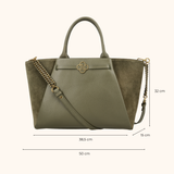 Nikki Royal - Olijfgroen - 15.6 inch Laptoptas 