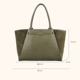 Benthe Royal -Olijfgroen - 15,6 inch Laptoptas 