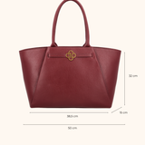 Benthe Royal - Burgundy - 15,6 inch Laptoptas 