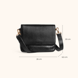 Sylvie Black Light Gold Dames Crossbody 