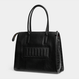 Jordan Black Gold 15 inch Women's Laptop Bag Full Grain Zeology-Leather